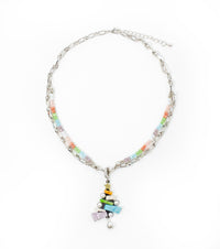 Topsy-Turvy Tree Pearl Necklace