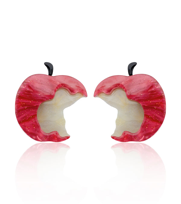 Cheeky Apple Nibbles Earrings