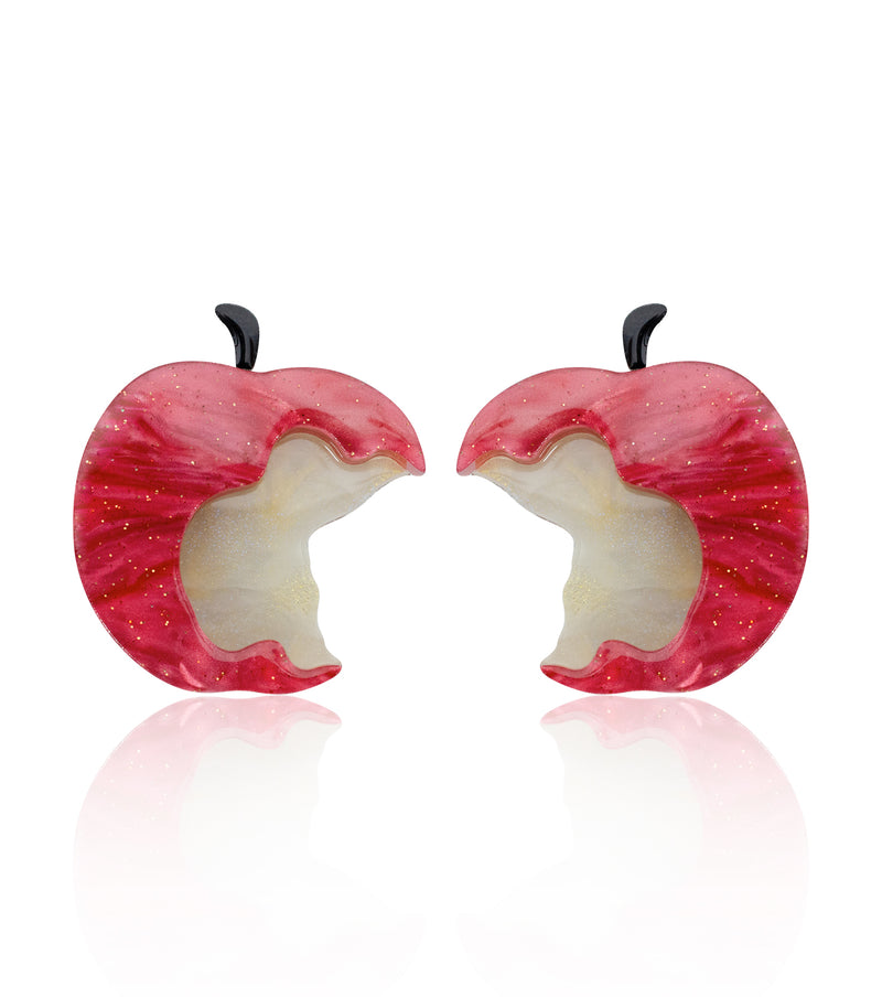 Cheeky Apple Nibbles Earrings
