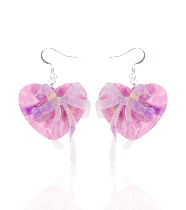 Sweet Peach Shimmer Earrings