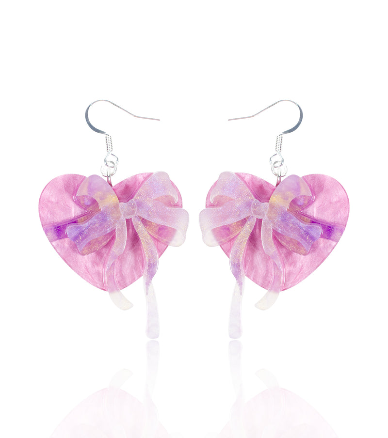 Sweet Peach Shimmer Earrings
