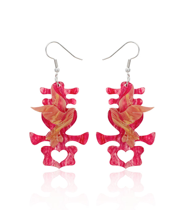 Double Joy Lovebird Earrings